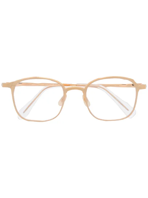 MASAHIROMARUYAMA MM-0014 oval-frame glasses Gold MM0014