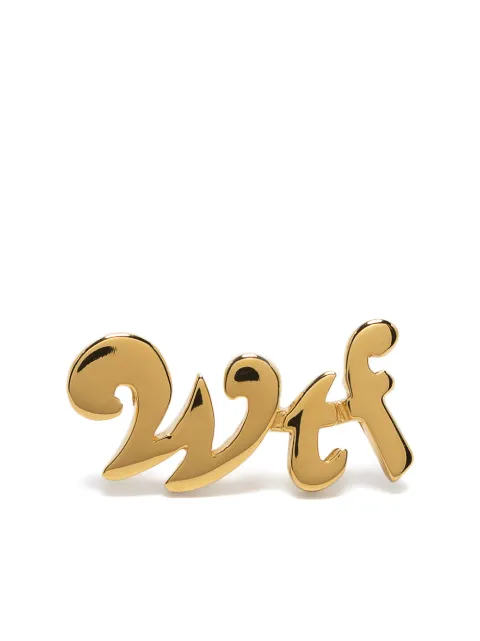 True Rocks WTF stud earring Gold WTFSTUDEARRINGGOLDWOMEN
