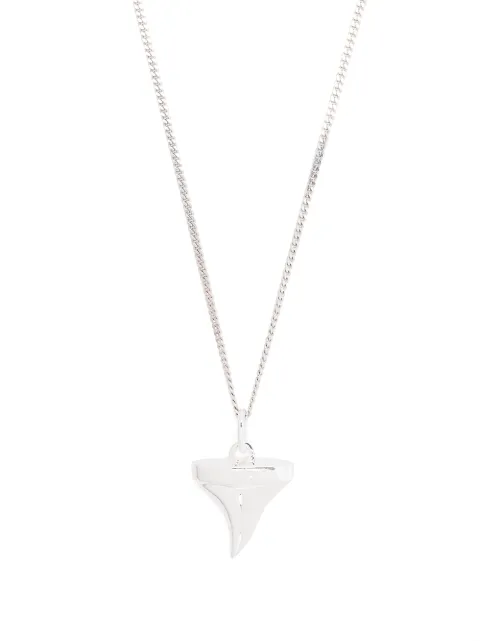True Rocks silver shark tooth pendant necklace Silver SHARKTOOTHPENDANTSILVERWOMEN