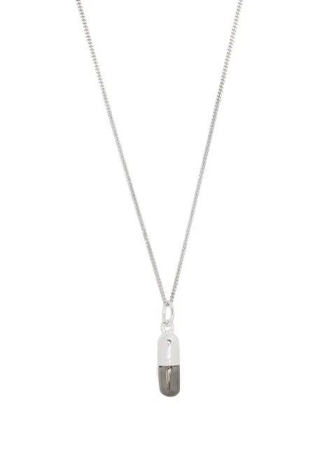 True Rocks mini pill pendant Silver NEWMINIPILLPENDANTSILVERANTHRACITEWOMEN
