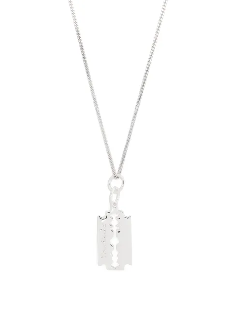 True Rocks silver mini razor pedant necklace Silver MINIRAZORPENDANTSILVERWOMEN