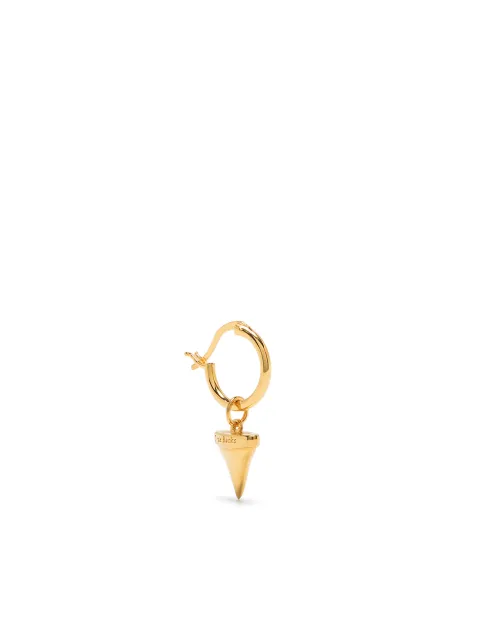 True Rocks single shark tooth hoop earring Gold GOLDSHARKTOOTHHOOPEARRINGWOMEN
