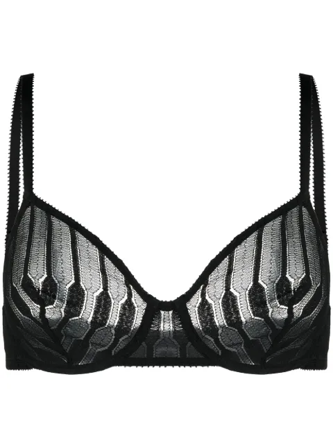 ERES Officielle sheer bra Black 608451001