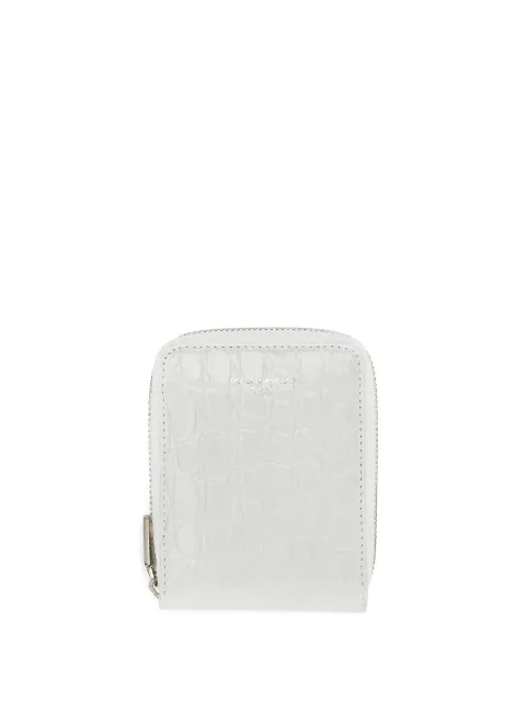 Dolce & Gabbana logo-stamp embossed leather wallet White BP2699A2V74