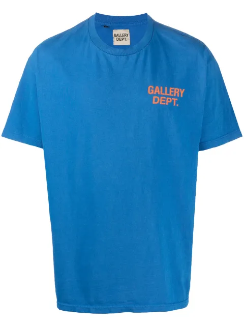 GALLERY DEPT. logo print T-shirt Blue GDVST1052