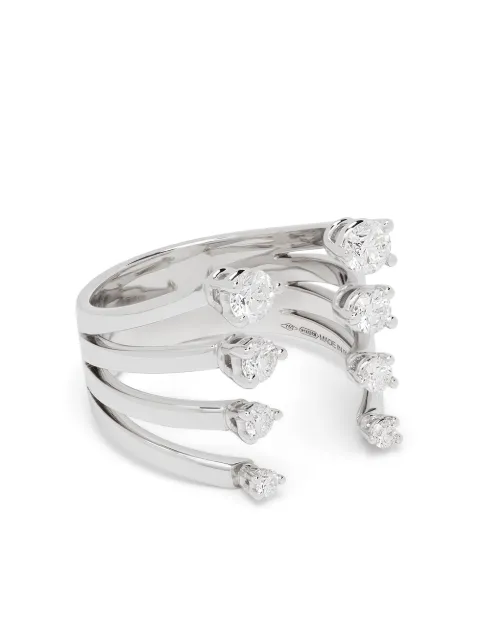 Delfina Delettrez 18kt white gold diamond Dots ring Silver NTL1027A