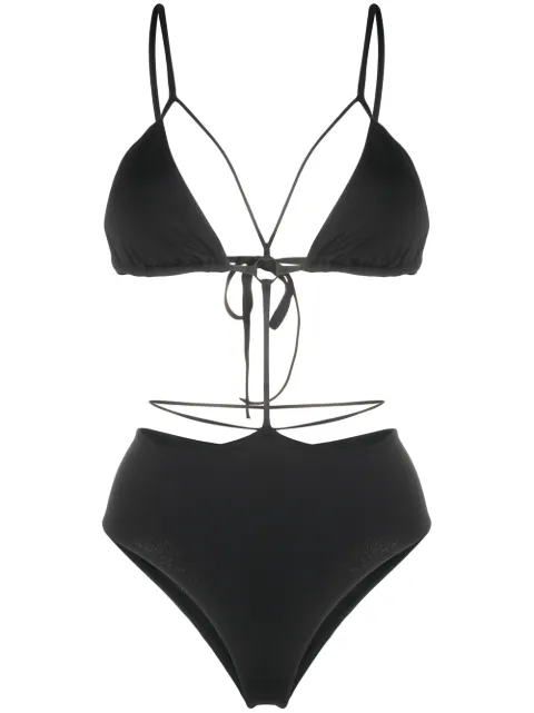 Noire Swimwear Temptation monokini Black NSW125