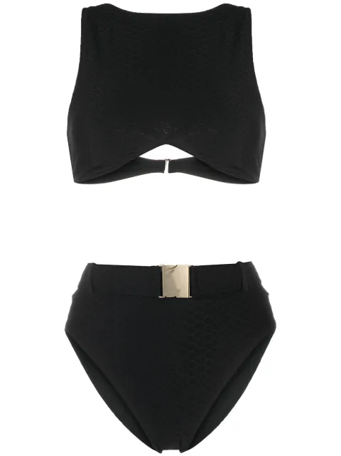 Noire Swimwear Nikki high-waisted bikini Black NSW157