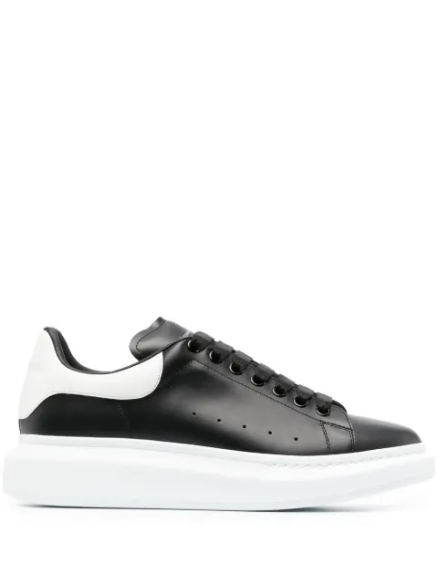 Alexander McQueen Oversized colour-block sneakers Black 553680WHGP5
