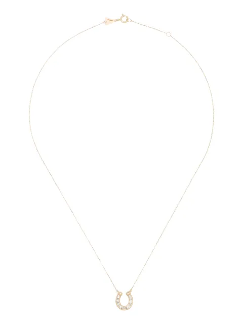 Adina Reyter Baguette Horseshoe necklace Gold N1200BHSY14
