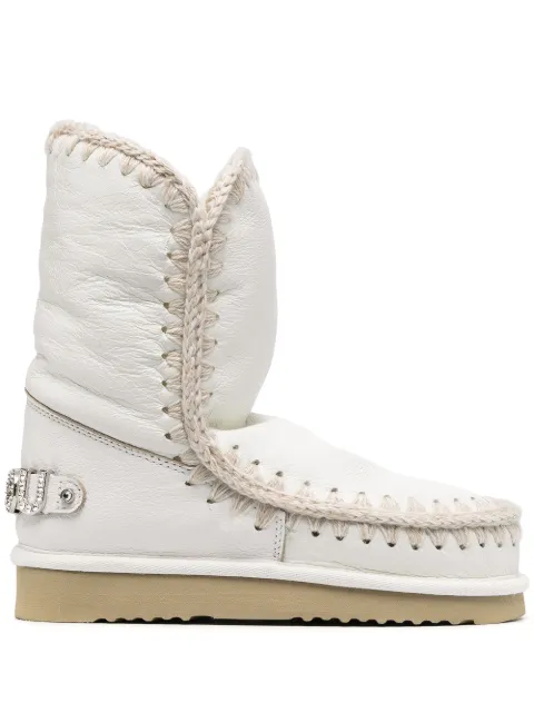 Mou embellished logo snow boots White MUFW101037C