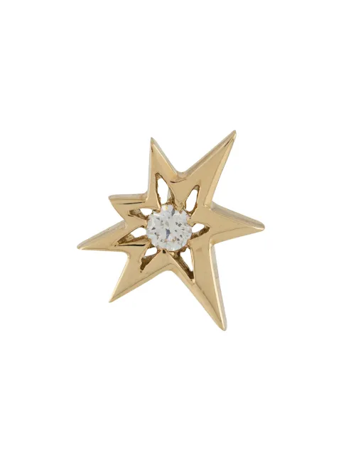 LE STER 18kt yellow gold diamond Bang left stud earring Gold BANGSTUDSLEFTEAR