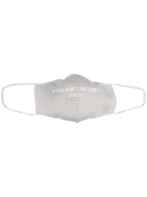 Stella McCartney logo-embellished face mask Grey 602935S2243