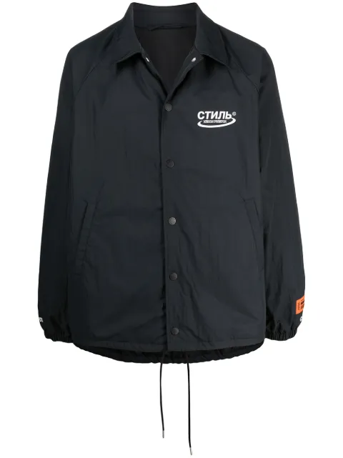 Heron Preston СТИЛЬ coach jacket Black HMEA004R21FAB0011001