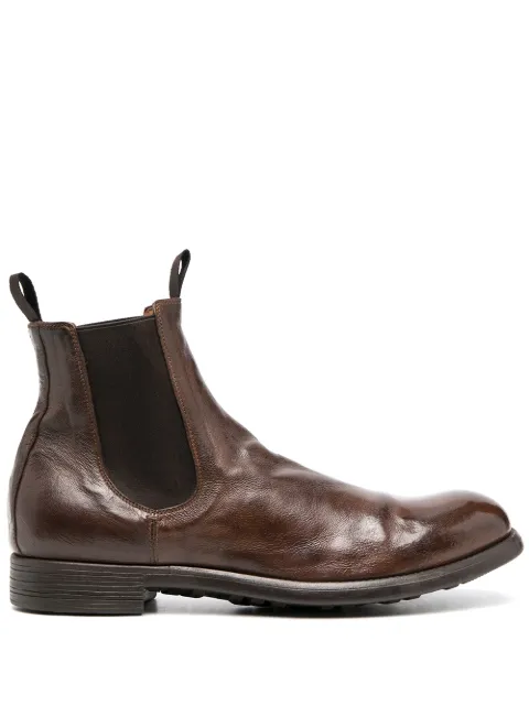Officine Creative leather Chelsea boots Brown OCUCHRO002IGNIS2135
