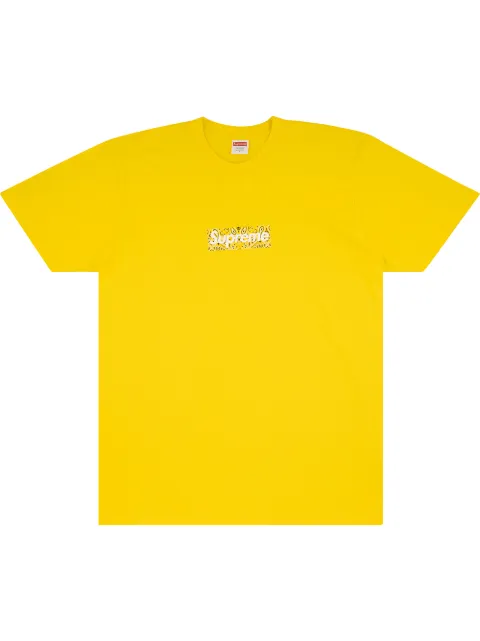Supreme Bandana Box Logo crew neck T-shirt Yellow SU9346