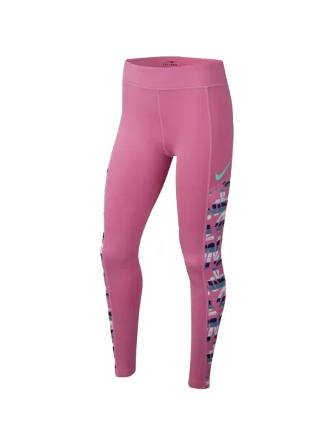 Nike patterned training tights Pink CJ7642
