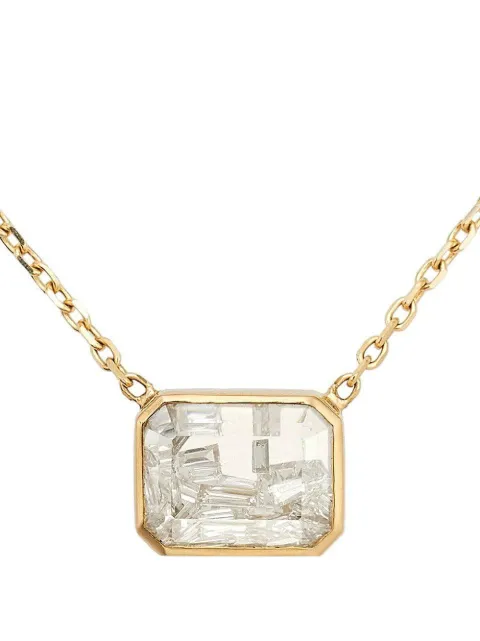 Moritz Glik 18kt yellow gold Esmeralda diamond shaker pendant necklace Gold N1095