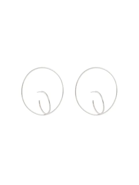 Charlotte Chesnais double hoop earrings Silver 15BO003AR