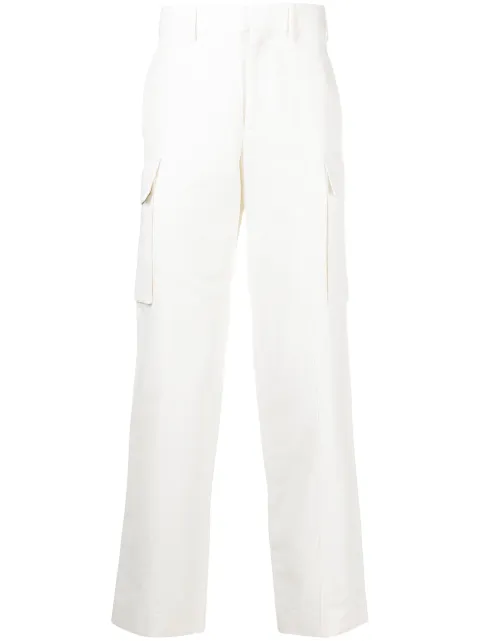 Stella McCartney straight-leg cargo trousers White 603076SIA03