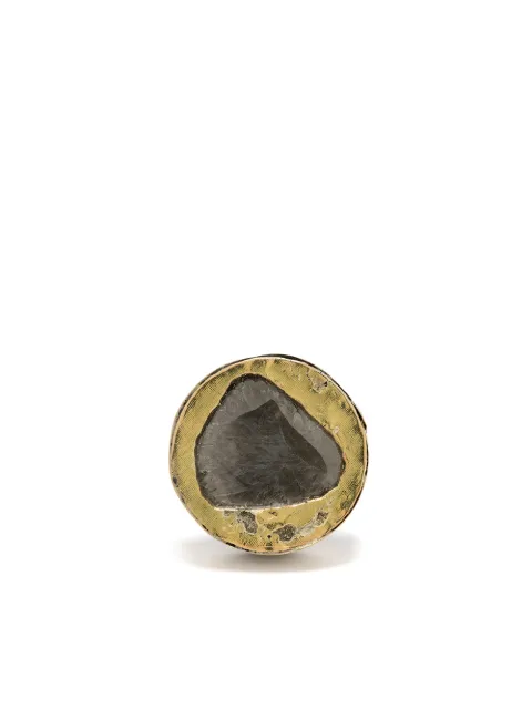 Parts of Four diamond stud single earring Gold 183525