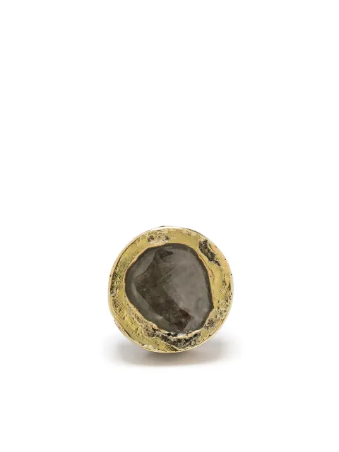 Parts of Four diamond stud single earring Gold 183524