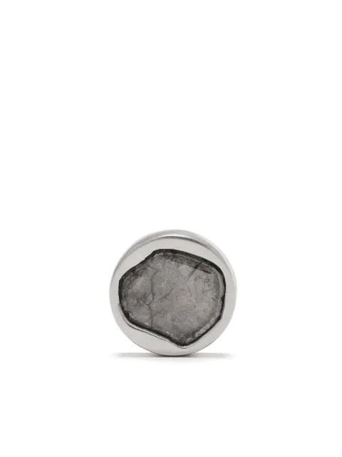 Parts of Four diamond-embellished single stud earring Silver 183524