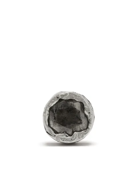 Parts of Four single stud earring Silver 183523