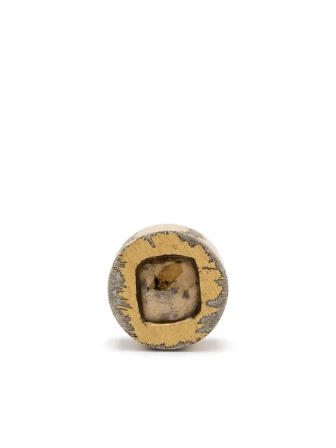 Parts of Four diamond-encrusted single earring Gold 183527AGAFCDIA