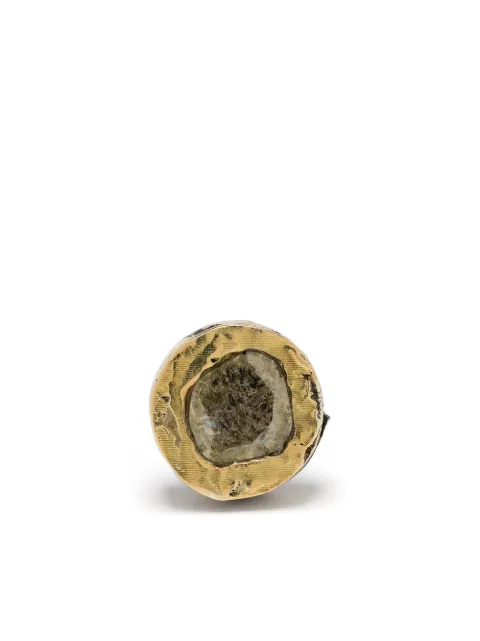 Parts of Four diamond single stud earring Gold 12357KA18KYDIA
