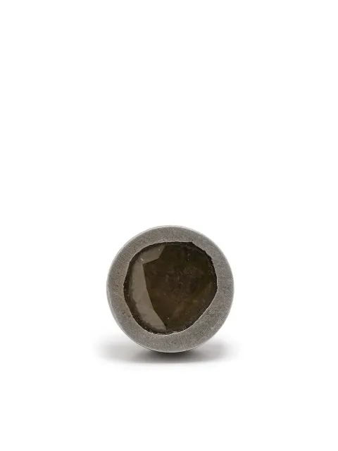 Parts of Four diamond-encrusted single earring Silver 12357DAYDIA