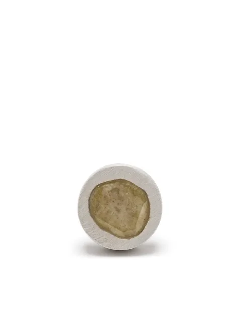 Parts of Four diamond-encrusted single earring Silver 12357MAYDIA