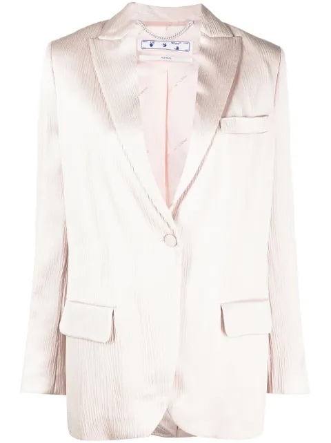 Off-White Tomboy single-breasted blazer Pink OWEF064R21FAB0023000
