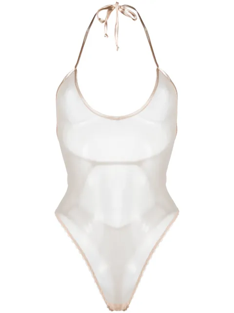Belle Et Bon Bon Ophelia sheer bodysuit Neutrals OPHELIASHEERMESHANDSATINBODY