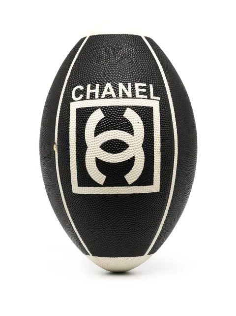 CHANEL Pre-Owned 2007 CC-logo rugby ball Black DPVC1020CHASPOR566