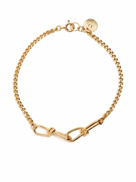 Annelise Michelson Gourmette Double Wire bracelet Gold WB1GCHAIN