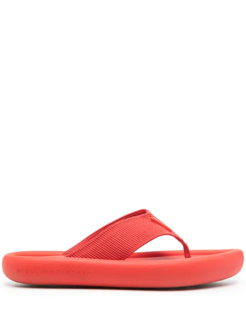 Stella McCartney tubular-sole flip-flops Red 800361N0229