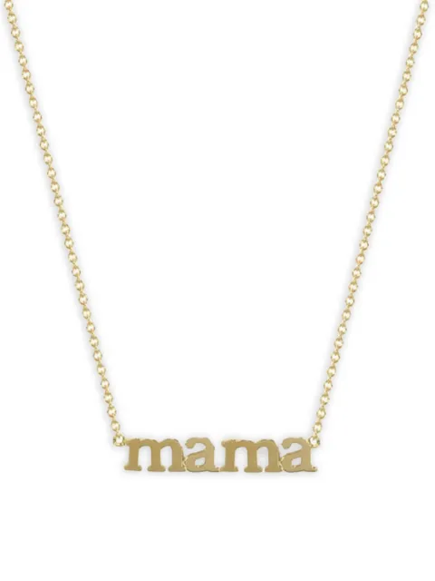 Jennifer Meyer 18k yellow gold Mama necklace Gold JMJYGMAMAN