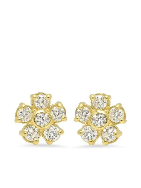 Jennifer Meyer 18kt yellow gold diamond flower stud earrings Gold JMJYGDFLOWERE