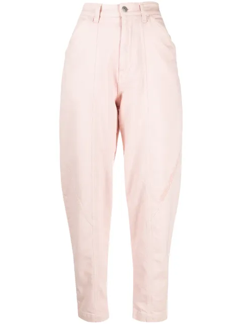 Stella McCartney high-waist tapered jeans Pink 603003SOH32