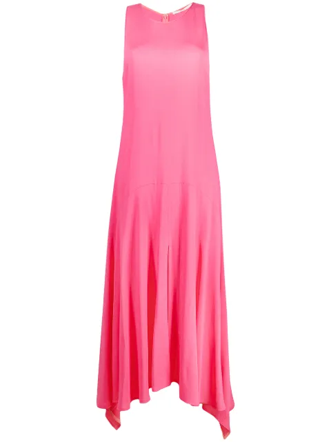 Stella McCartney curved-hem sleeveless maxi-dress Pink 603130SNA60