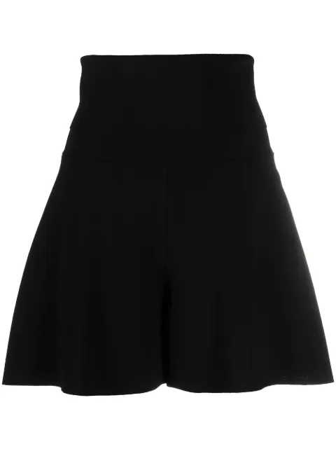 Stella McCartney high-waist knitted shorts Black 603065S2076