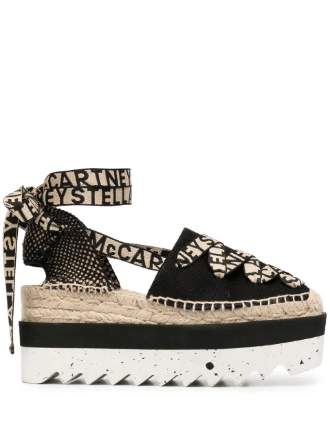 Stella McCartney Gaia platform espadrilles Black 800159N0222