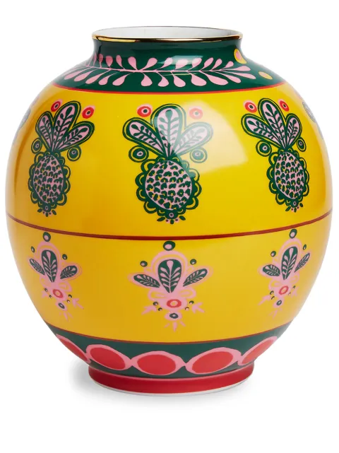 La DoubleJ Bubble Pineapple vase (23cm) Yellow VAS0003CER001PNP0014