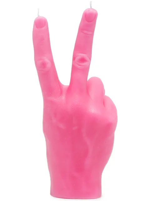 CandleHand Hand Gesture Candle Victory Pink VICTORY