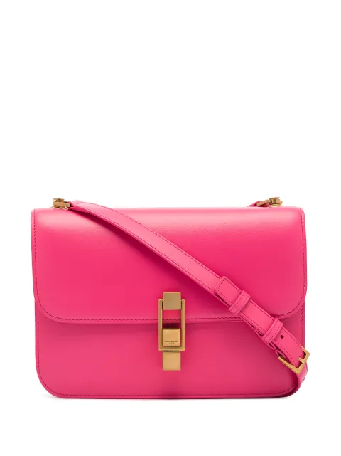 Saint Laurent Carré leather shoulder bag Pink 6332141YF0W