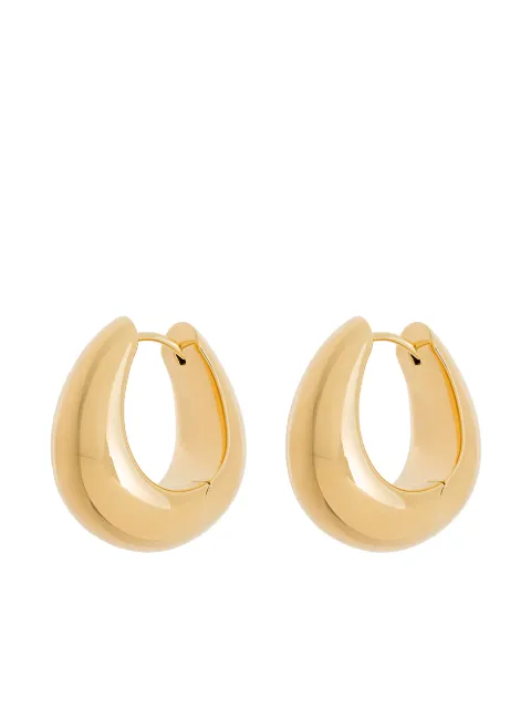 Tom Wood Ice medium hoop earrings Gold 100512