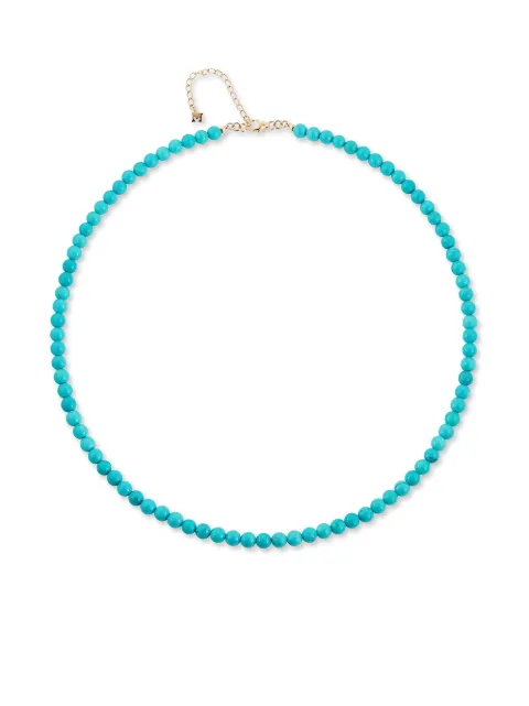 Mateo 14kt yellow gold turquoise beaded necklace Gold 811266028536