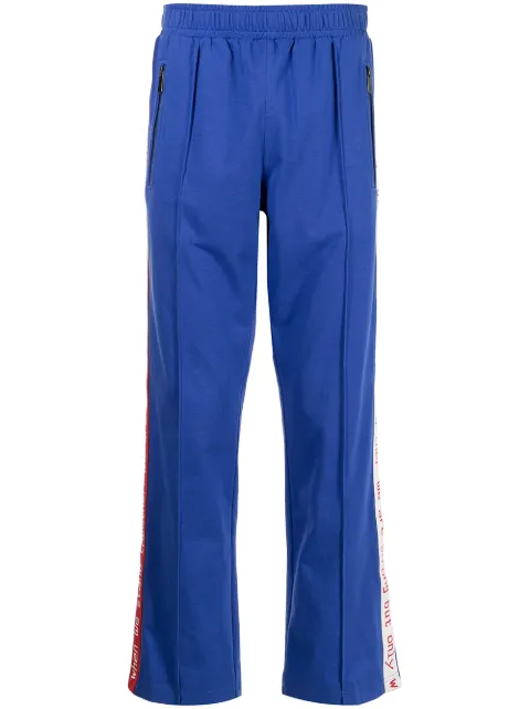 Ports V slogan tape track pants Blue VM8KKR11HCC031