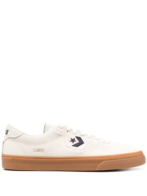 Converse embroidered logo low-top sneakers Neutrals 167619C